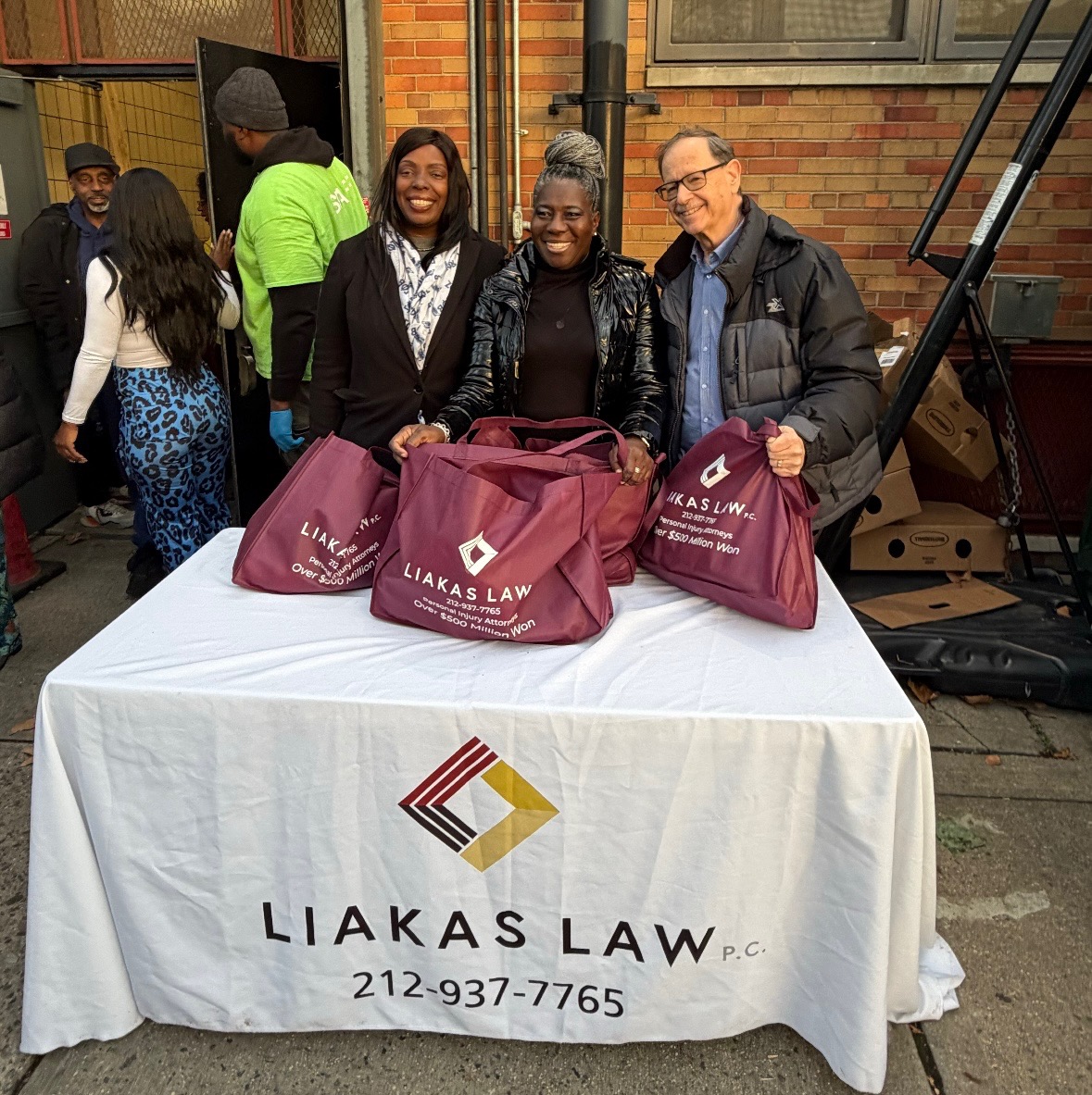 New York law firm’s four borough turkey tour aids underserved communities