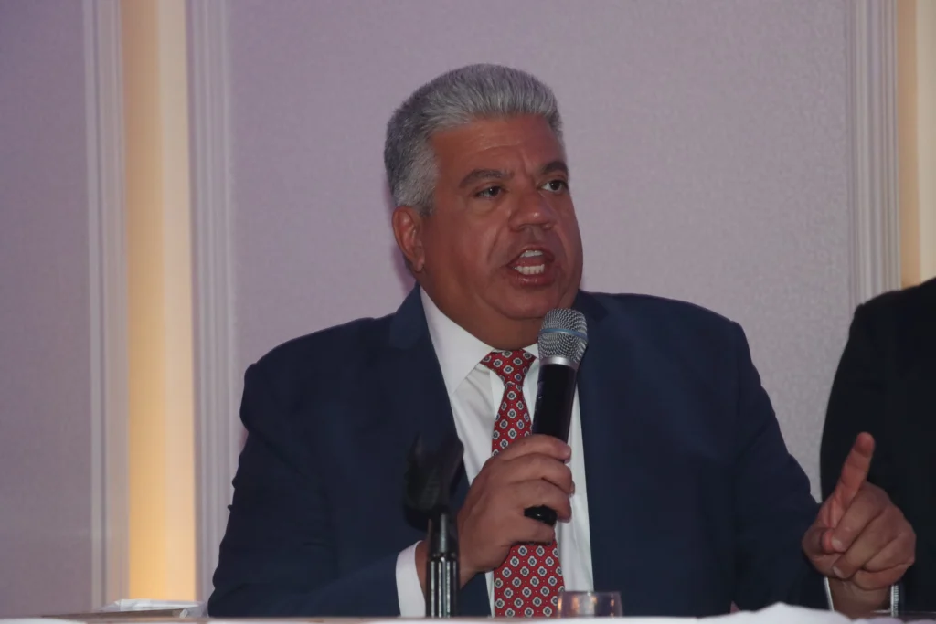 Brooklyn District Attorney Eric Gonzalez speaks. Brooklyn Eagle photo by Mario Belluomo