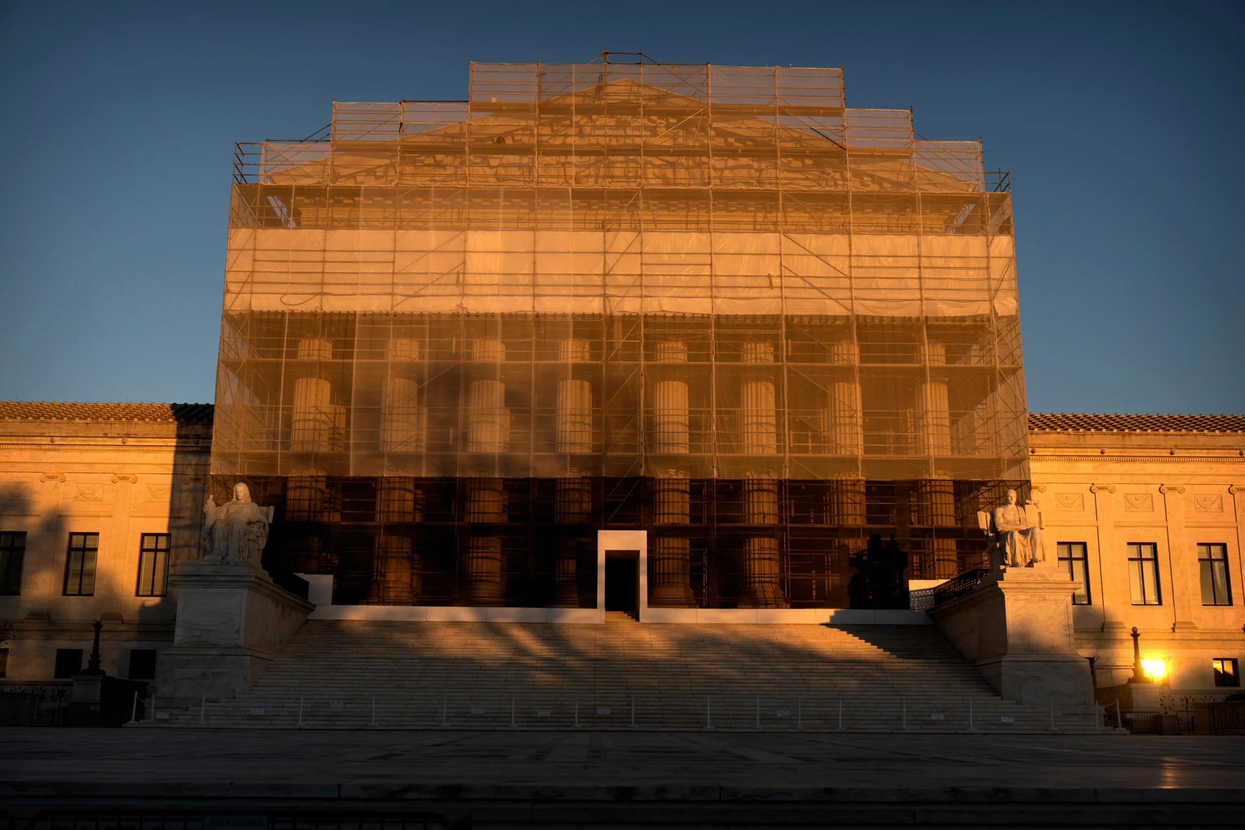The Supreme Court building is photographed near sunset Tuesday, Nov. 4, 2025, in Washington. Photo: Mark Schiefelbein/AP