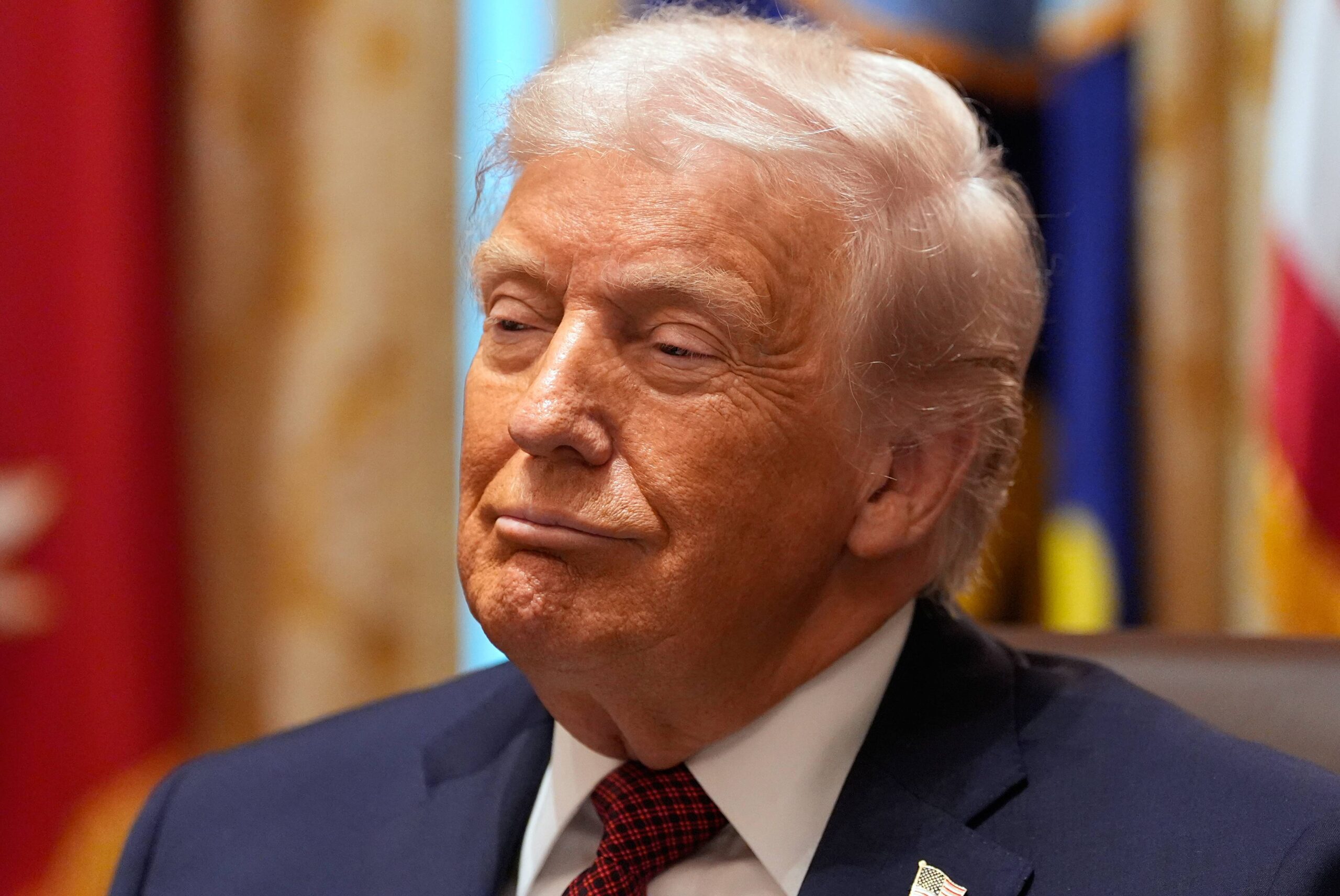President Donald Trump listens during a roundtable on farm subsidies in the Cabinet Room of the White House, Monday, Dec. 8, 2025, in Washington. Photo: Alex Brandon/AP