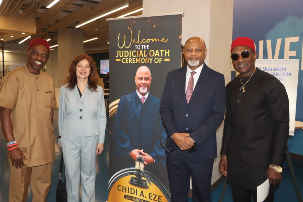 From left: Charles Ohaechesi, Hon. Odessa Kennedy, Hon. Chidi Eze and Promise Lumati. Brooklyn Eagle photo by Mario Belluomo