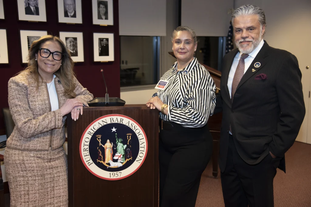 Lillian Mosley, Julia Galban-Carter and Renier Pierantoni. Brooklyn Eagle photo by John McCarten