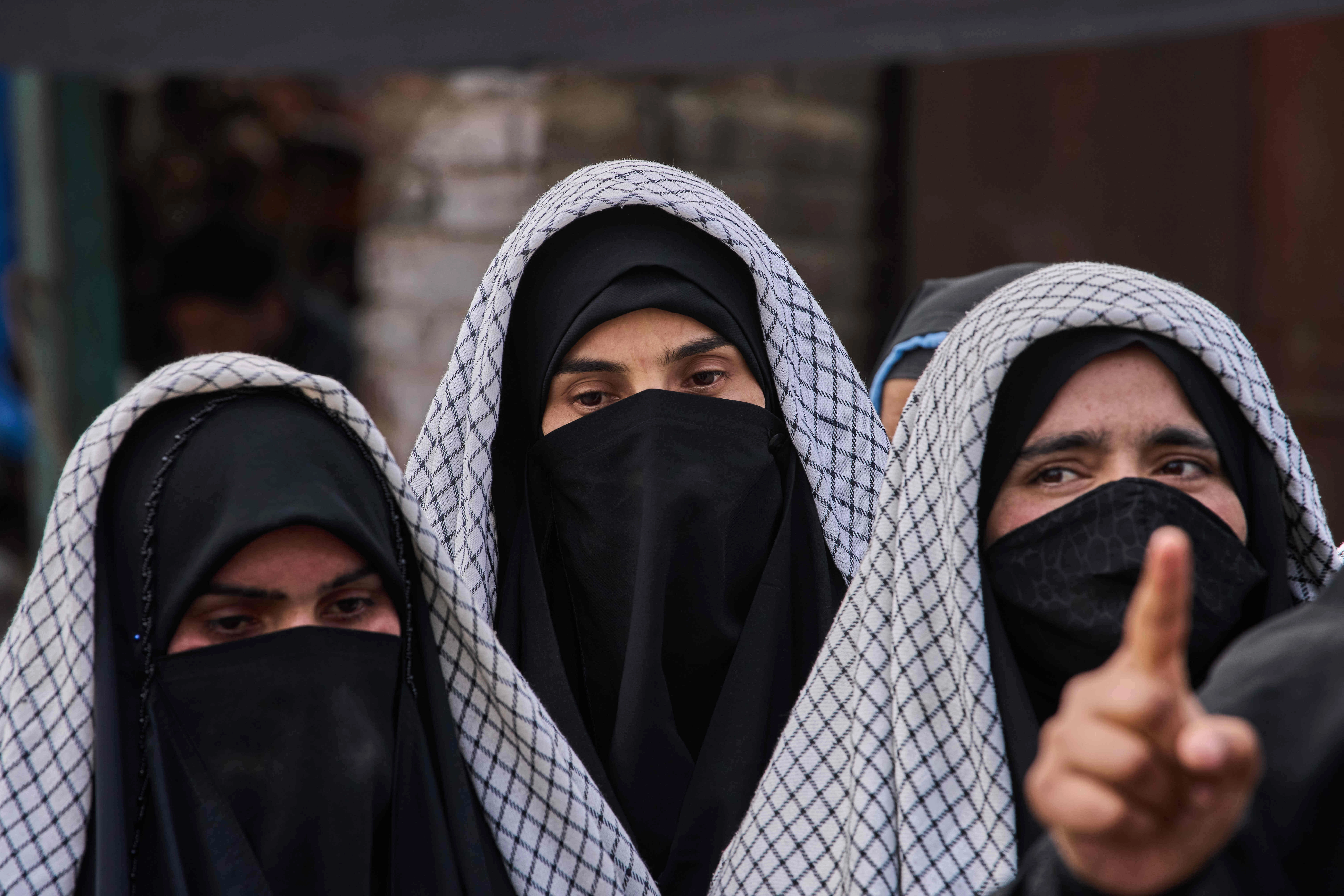 KASHMIR — Difficult, if not impossible, to argue American exceptionalism in this environment: Shiite Muslim protest against the killing of Iran's Supreme Leader Ayatollah Ali Khamenei, in Budgam, northeast of Srinagar, Indian controlled Kashmir, Friday, March 6, 2026. Photo: Dar Yasin/AP