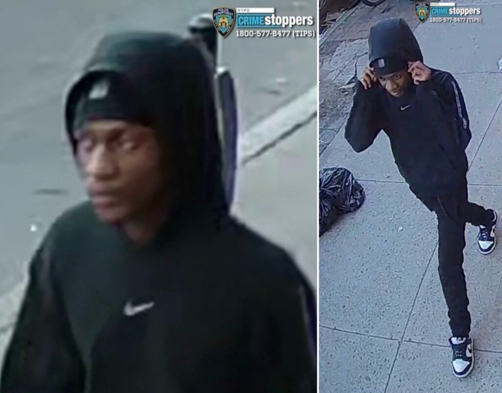 Police released these photos of one of the two suspects in a Flatbush mugging. Photos: NYPD
