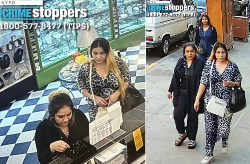 Police say these women robbed jewelry stores in Williamsburg and Soho on March 9. Photo: NYPD