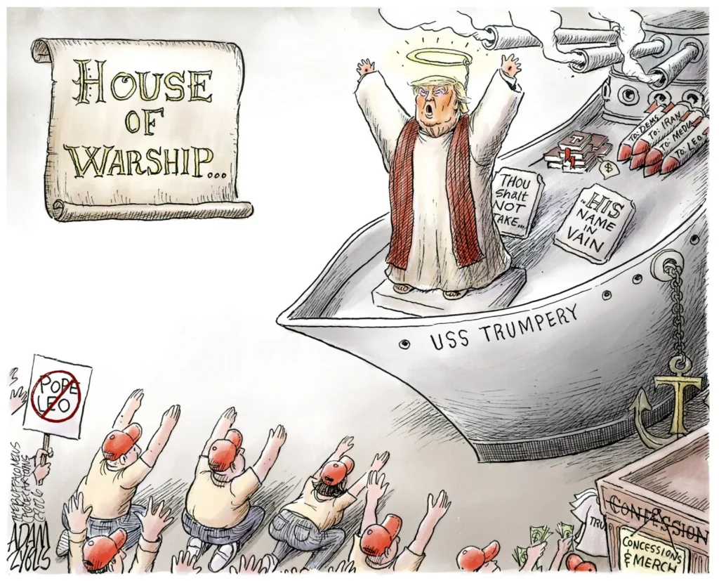War on the Pope by Adam Zyglis