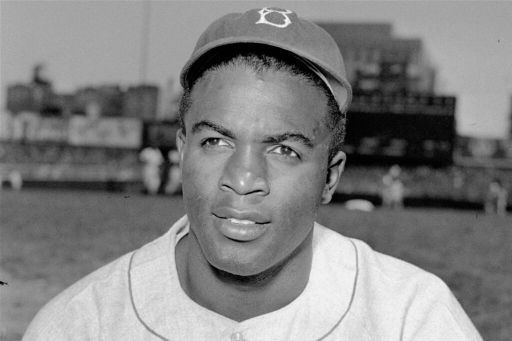 Brooklyn Dodgers' infielder Jackie Robinson is photographed on April 18, 1948. Photo: AP, File