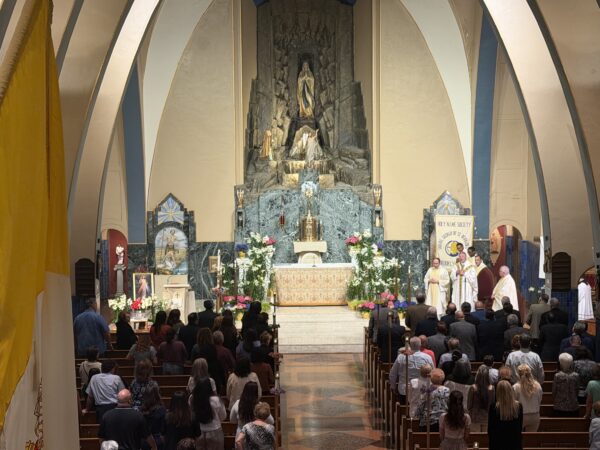 The 90th anniversary of St. Bernadette Roman Catholic Church was celebrated during a Mass on April 16. Photo: Diocese of Brooklyn