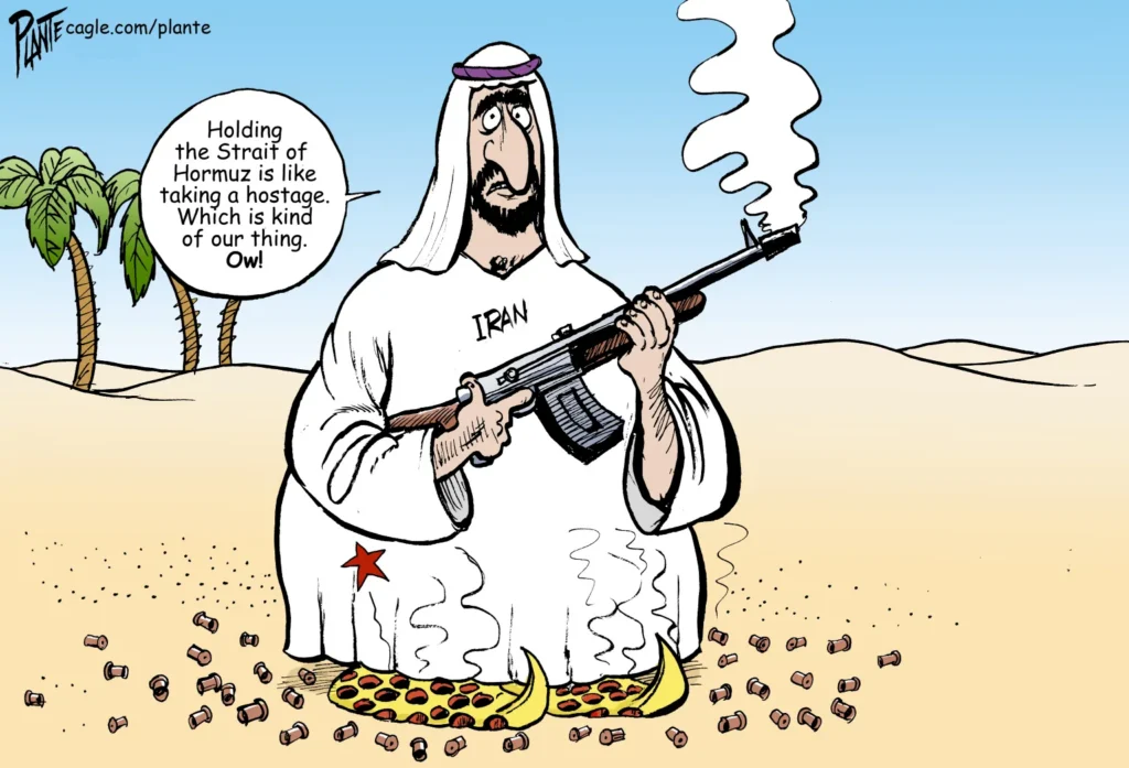 Holding the Strait of Hormuz Hostage by Bruce Plante
