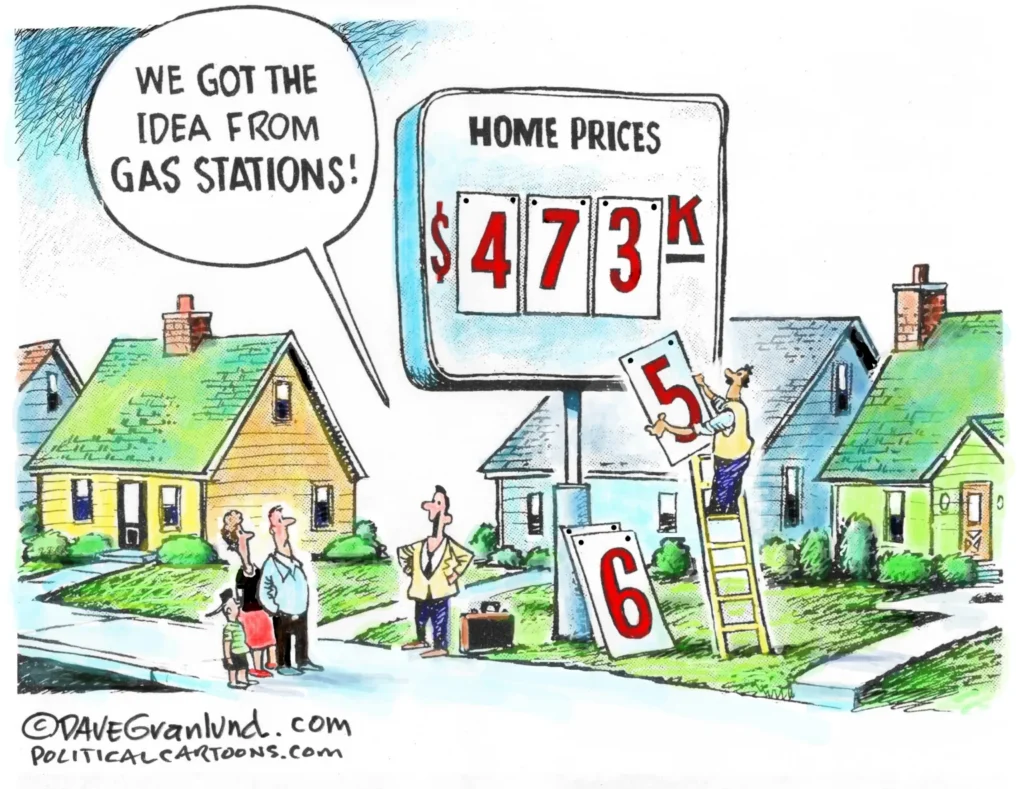 Rising Home Prices by Dave Granlund