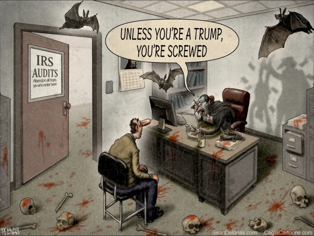 Trumps Receive Tax Immunity by Sean Delonas