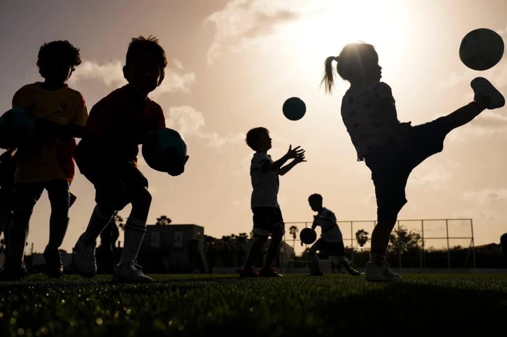 CURAÇAO — Around the world, this is the real football: Children train at the C-Stars United soccer academy in Willemstad, Friday, May 15, 2026. Photo: Matias Delacroix/AP