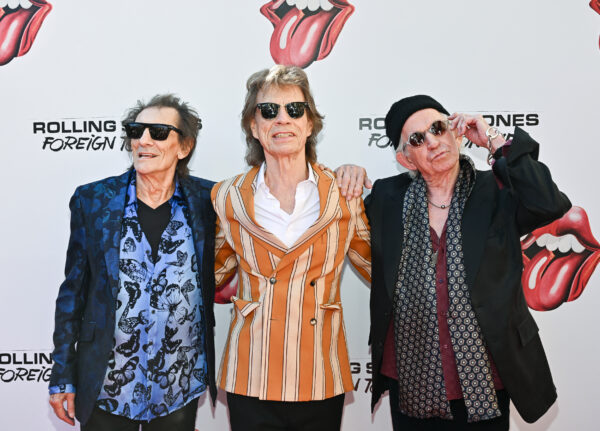 Ronnie Wood, left, Mick Jagger and Keith Richards attend The Rolling Stones "Foreign Tongues" album launch event on Tuesday, May 5, 2026, in Williamsburg. Photo: Evan Agostini/Invision/AP