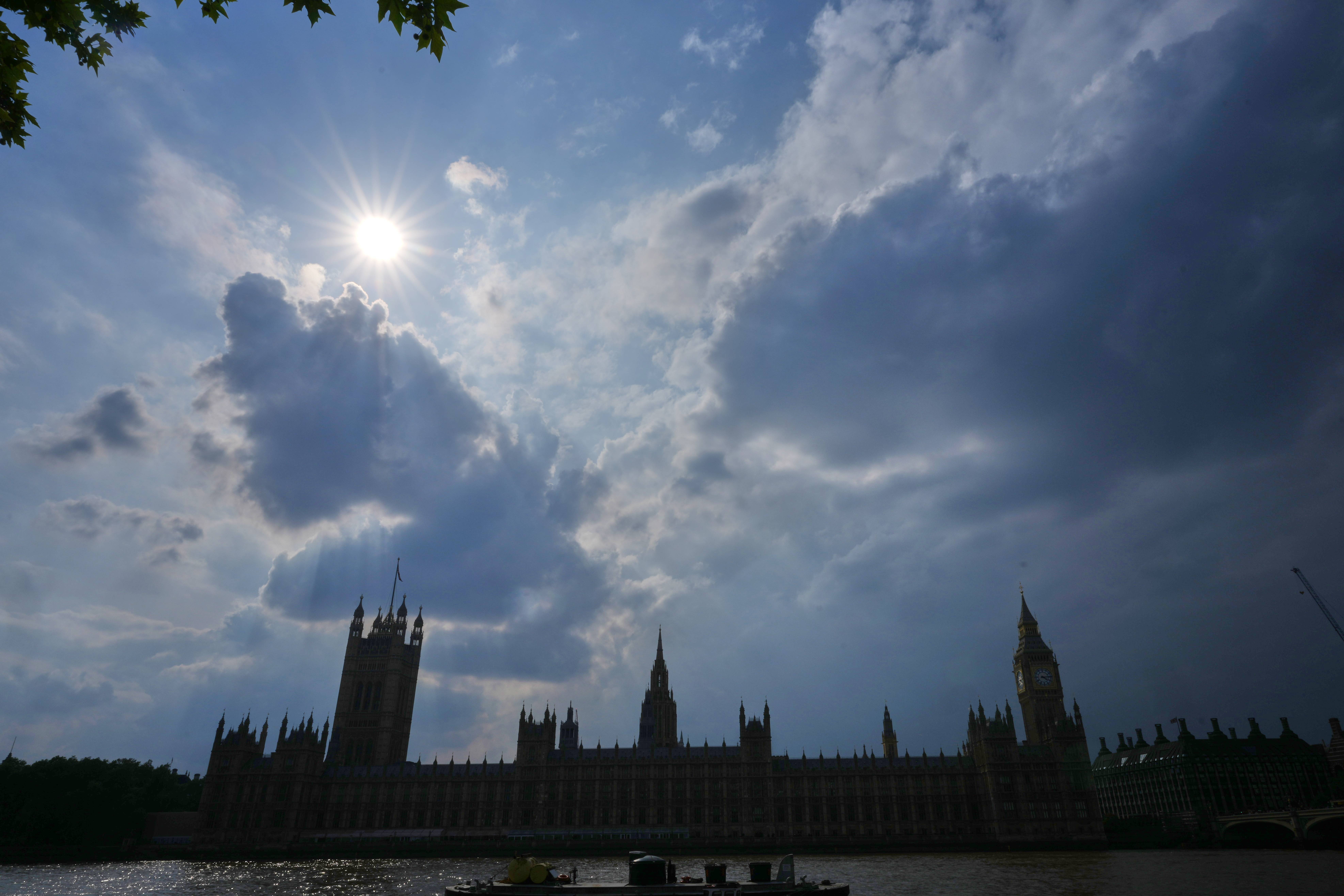 Clouds are seen over the Houses of Parliament a day after the UK 2026 local elections in London, Friday, May 8, 2026. Photo: Alastair Grant/AP