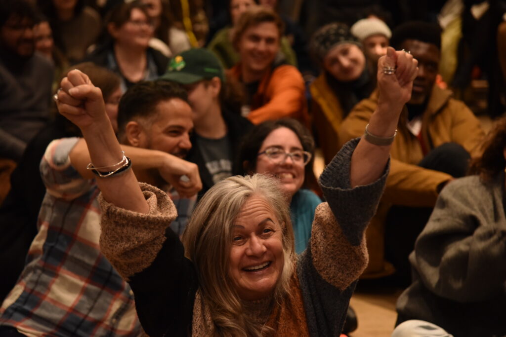 Celebrating a successful Brooklyn Bookstore Crawl at the Center for Fiction. Photo: Olivia Fenuccio/The Center for Fiction