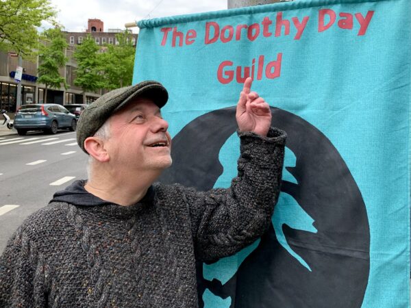 A longtime fan of Dorothy Day is delighted with the street co-naming. Photo: Mary Frost/Brooklyn Eagle
