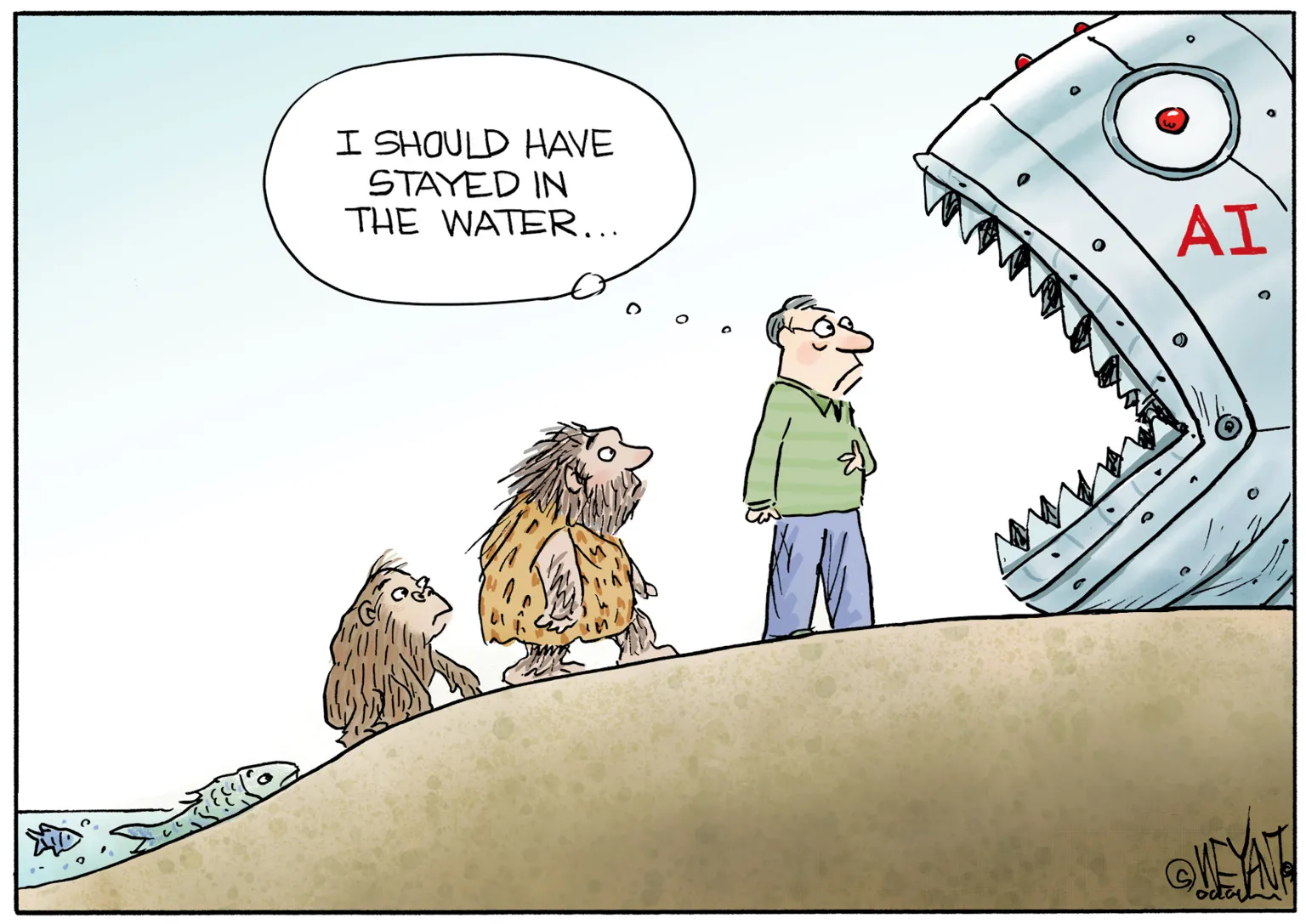 AI Evolution by Christopher Weyant