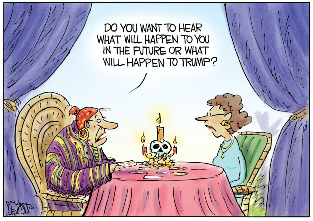 Fortune Teller Prioritizes Trump Future by Christopher Weyant