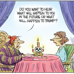 Fortune Teller Prioritizes Trump Future by Christopher Weyant