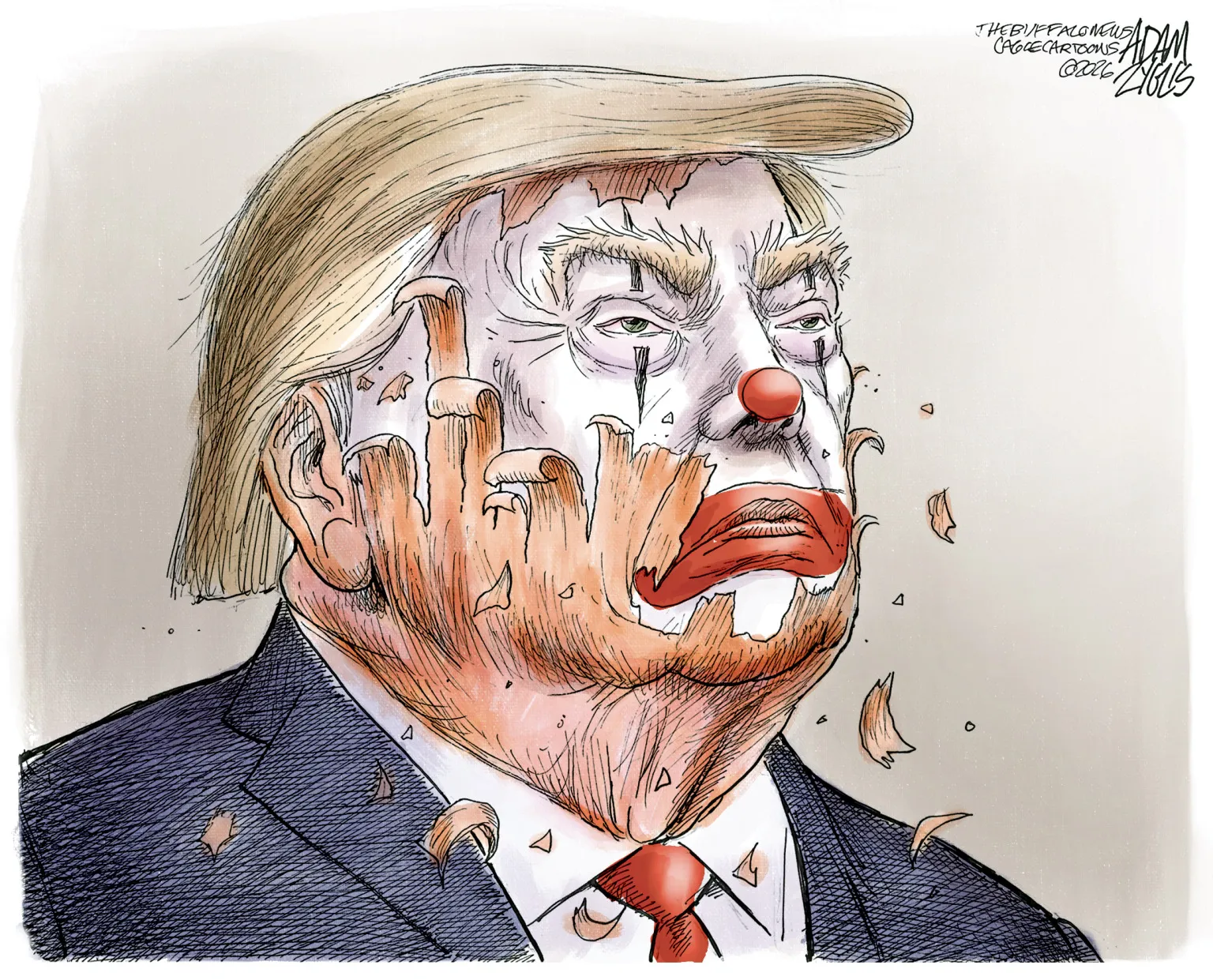 Peeling Paint by Adam Zyglis