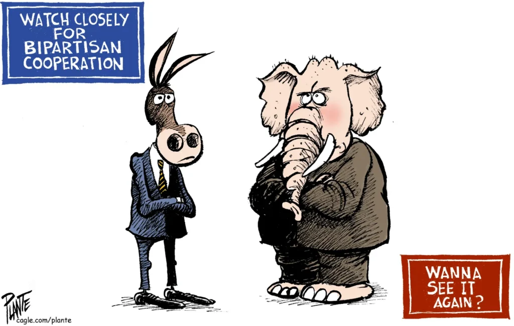 Watch Closely for Bipartisan Cooperation by Bruce Plante