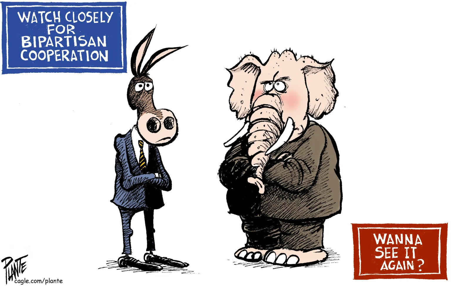 Watch Closely for Bipartisan Cooperation by Bruce Plante