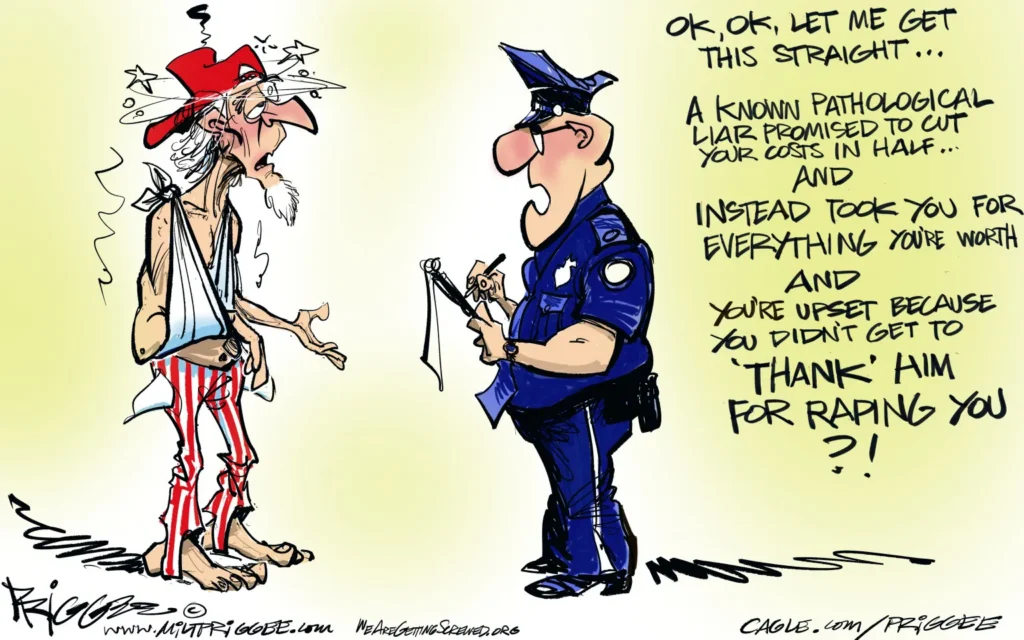 Liar, Liar by Milt Priggee