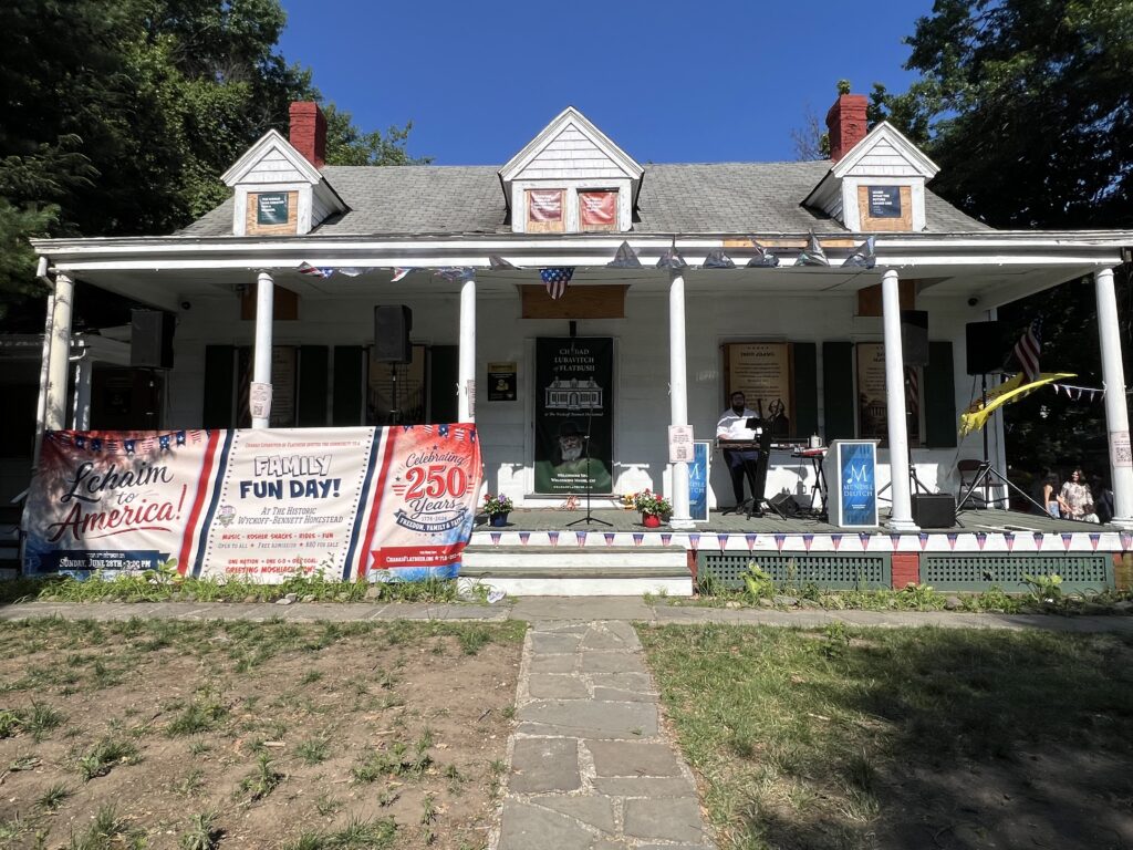 The Wyckoff–Bennett Homestead on Sunday, June 28, celebrating 250 years of freedom. Photo: Loretta Chin/Brooklyn Eagle