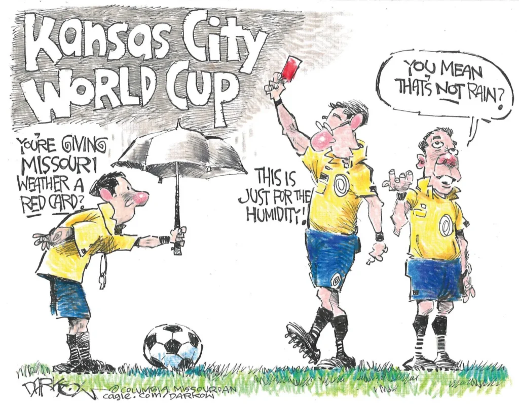 Red Card on Missouri Weather by John Darkow