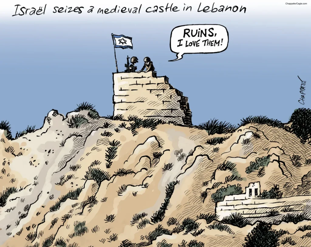 War Rages on in Lebanon by Patrick Chappatte