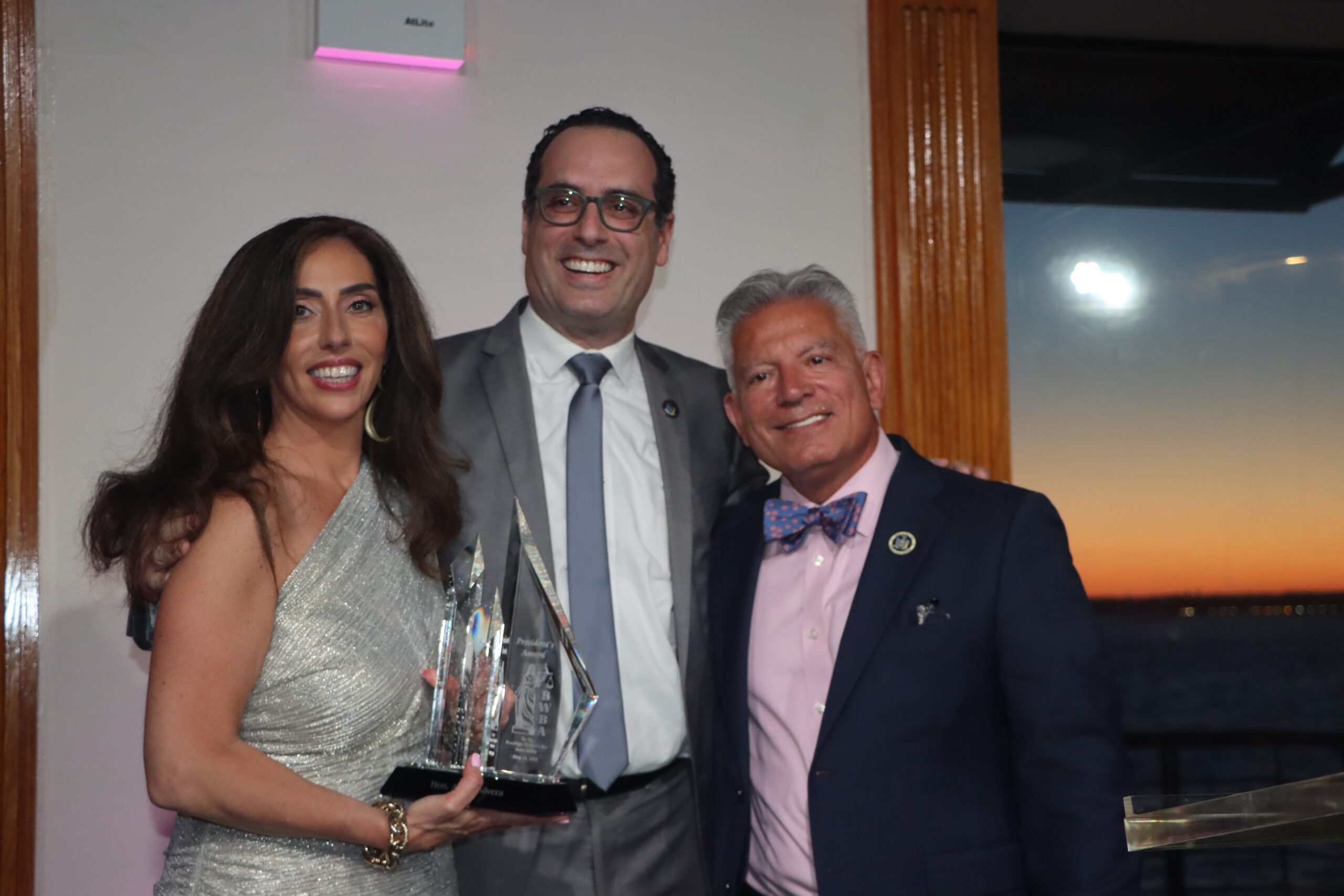 From left: Lisa Michael, Esq., Hon. Adam Silvera, and Hon. Joseph Zayas. Photo: Mario Belluomo/Brooklyn Eagle