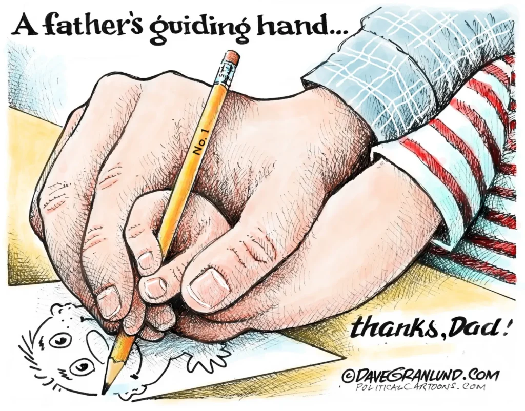 A Hand From Dad by Dave Granlund