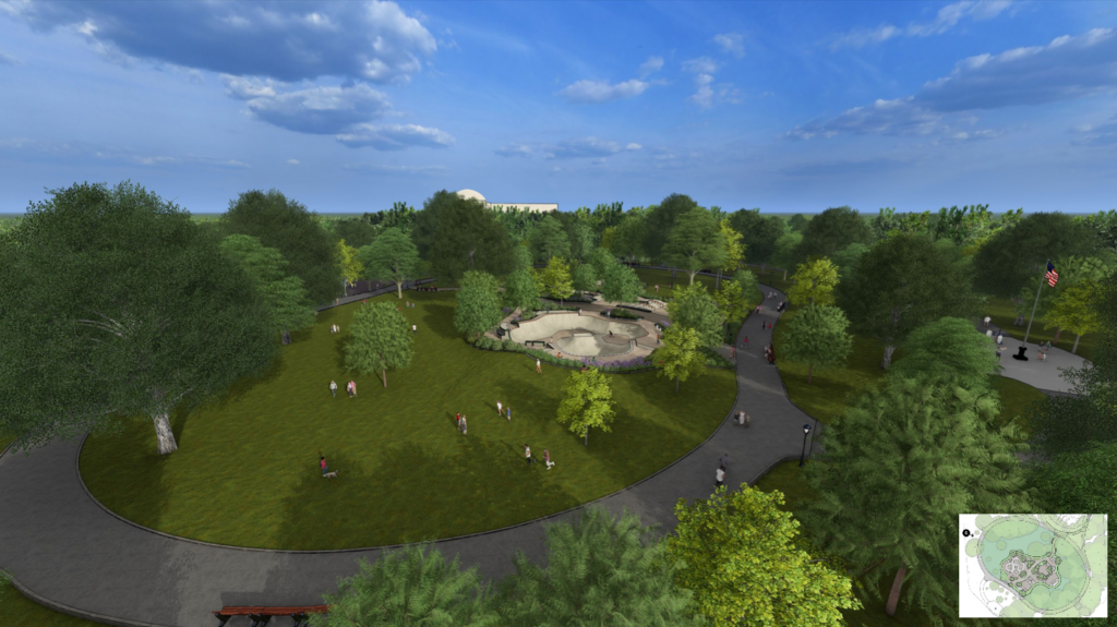 Skateboard Park rendering. Photo: NYC Parks Department