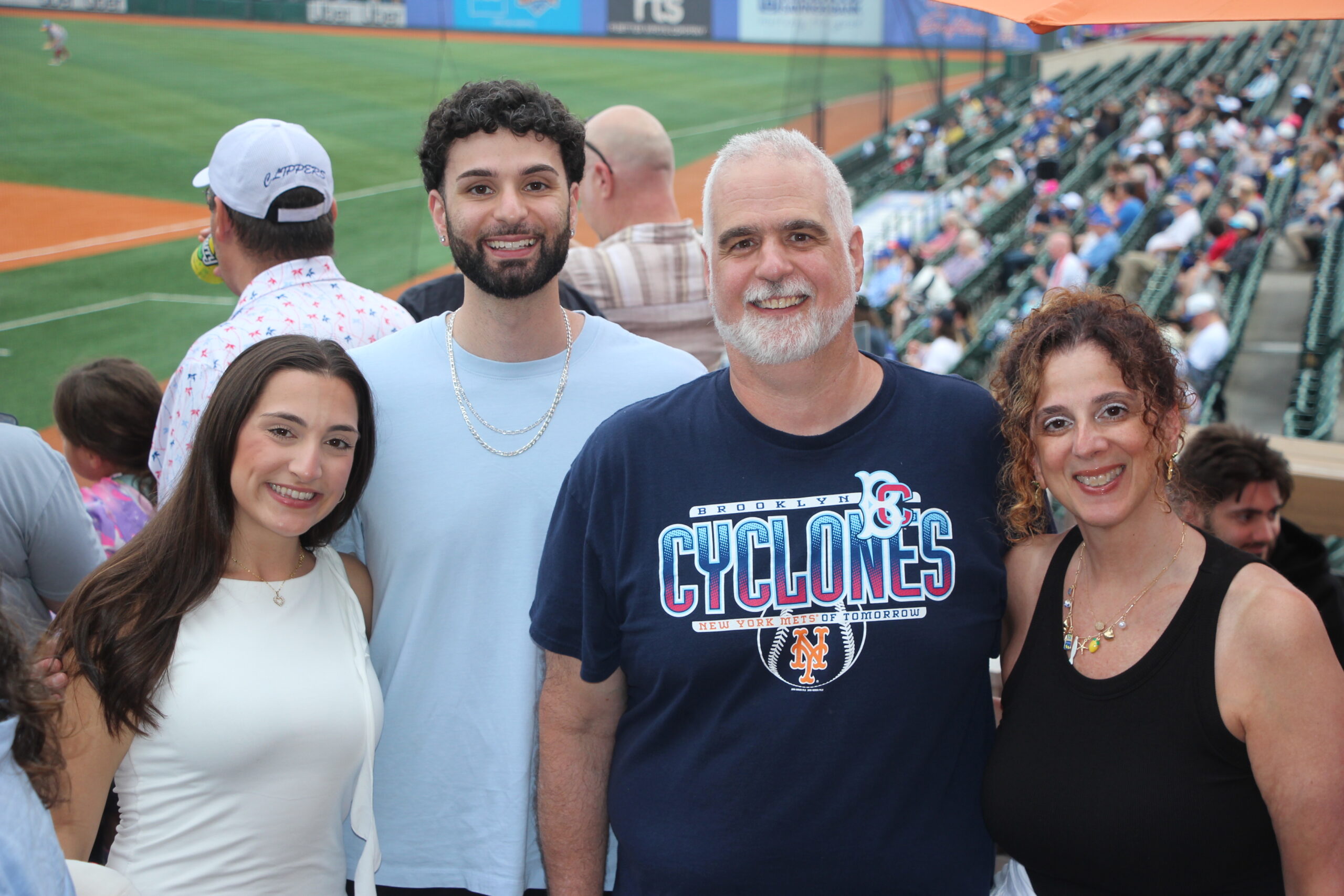 BRLA President Yolanda Guadagnoli, Esq., right, alongside Gianna Zogby, Nicholas Tarallo and Bobby Tarallo. Photo: Mario Belluomo/Brooklyn Eagle