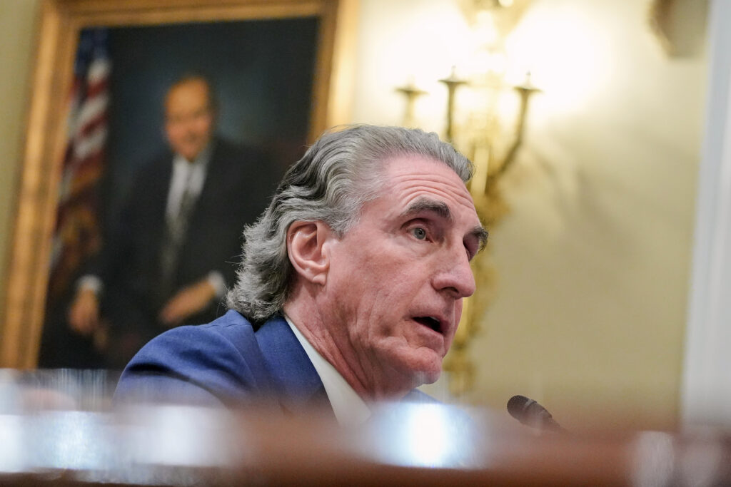 Interior Secretary Doug Burgum testifies during the House National Resources Committee on the budget request for the Interior Department on Capitol Hill, Wednesday, May 13, 2026, in Washington. Photo: Mariam Zuhaib/AP