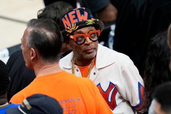 Filmmaker Spike Lee arrives prior to Game 1 of the NBA Finals basketball series between the New York Knicks and the San Antonio Spurs, Wednesday, June 3, 2026, in San Antonio. Photo: David J. Phillip/AP