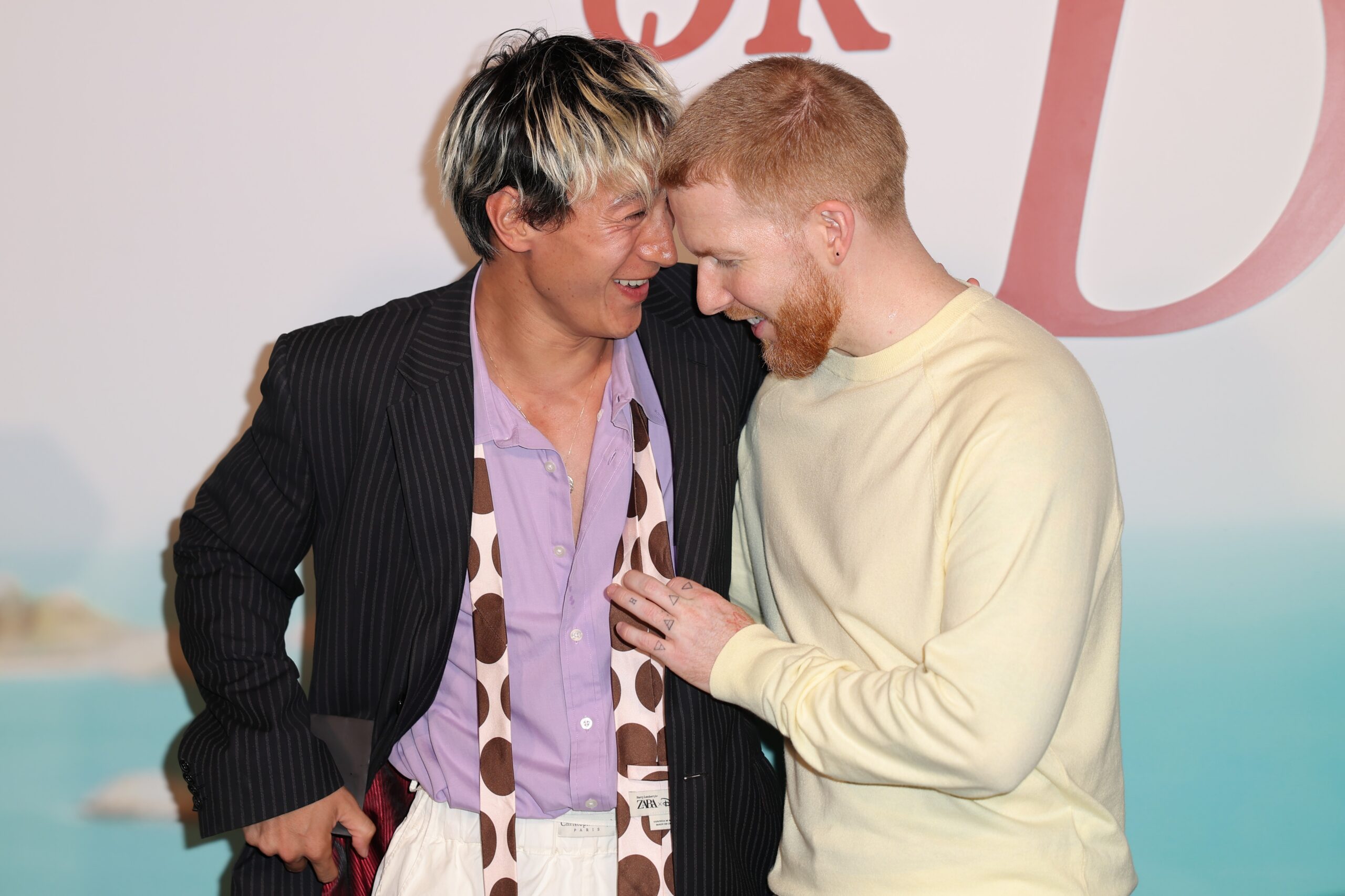 Carlos Gu, left, and Neil Jones pose for photographers upon arrival at the premiere of the series 'Ride or Die' on Monday, June 22, 2026, in London. Photo: Millie Turner/Invision/AP