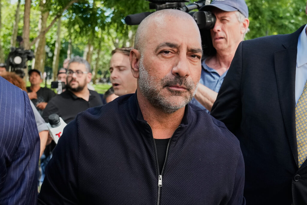 Frank Carone leaves federal court in Brooklyn, Wednesday, June 24, 2026. Photo: Richard Drew/AP