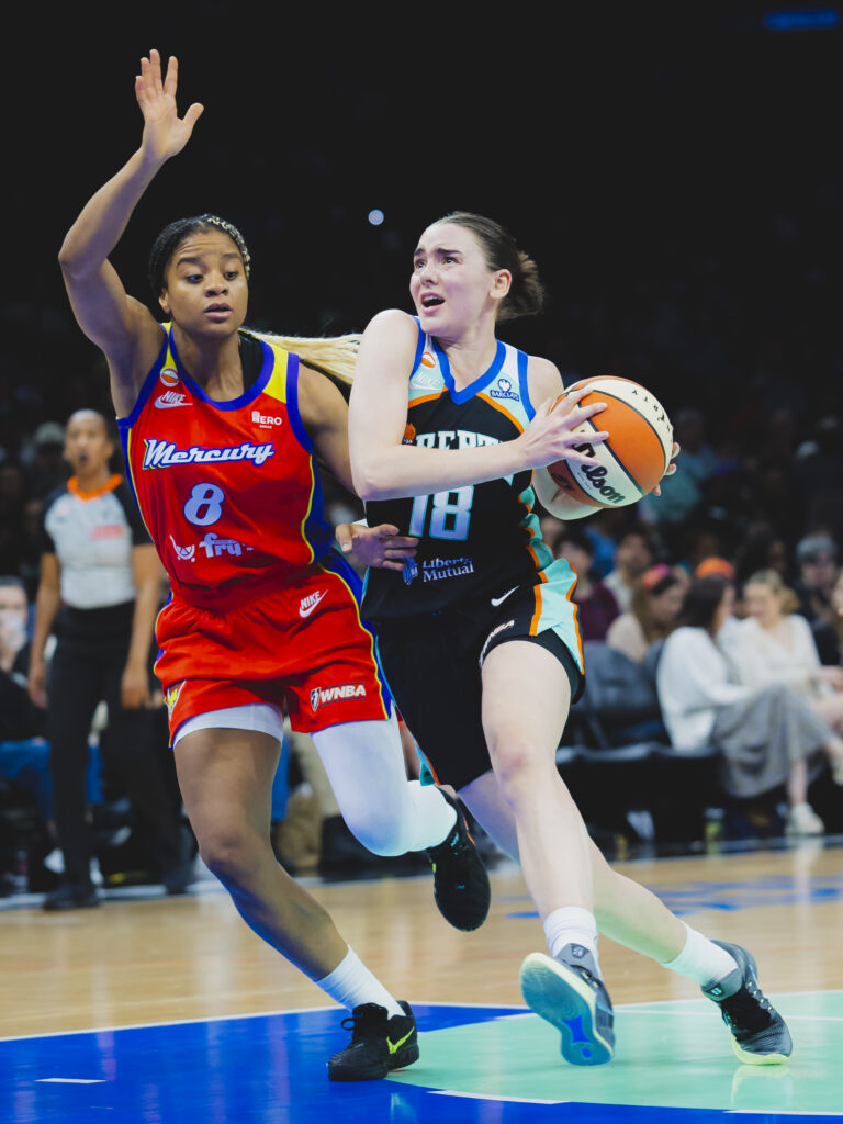 May 29th, 2026; The New York Liberty defeat the Phoenix Mercury 75-68 at Barclays Center in Brooklyn, NY (Photos by. Brandon Todd/New York Liberty)