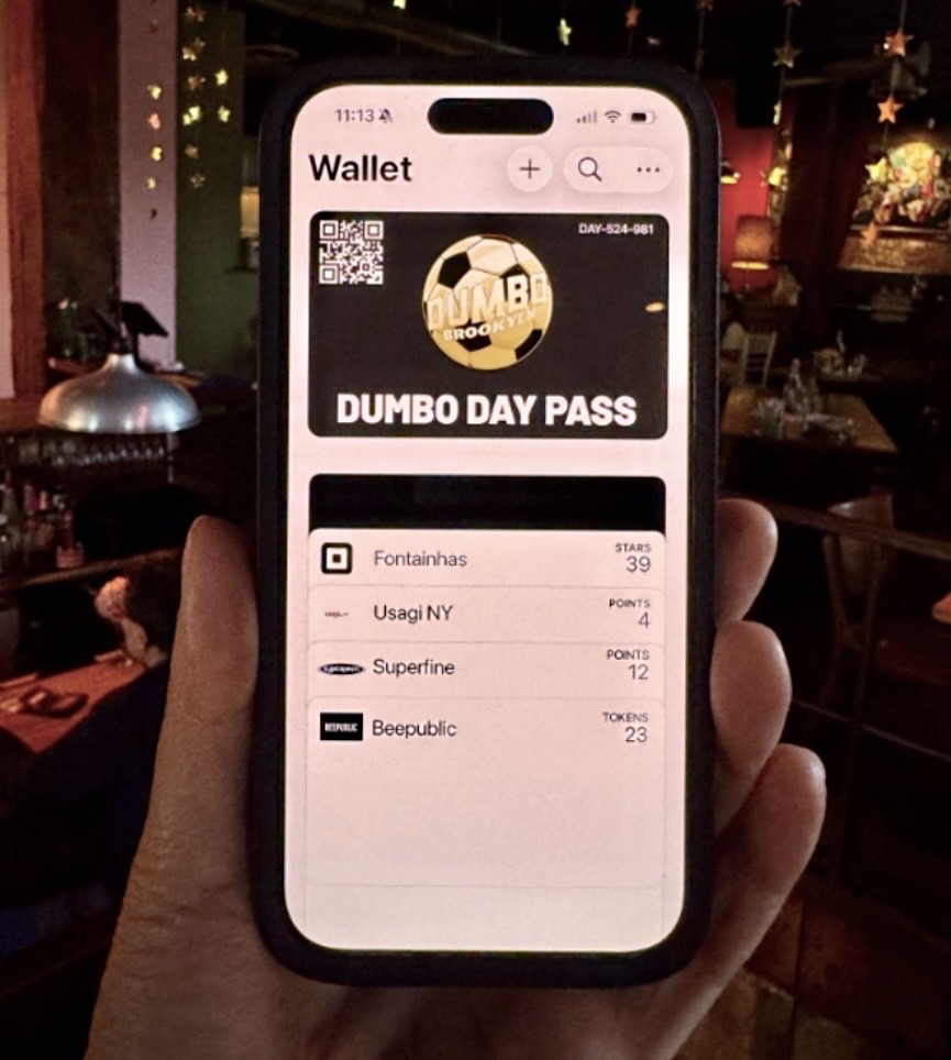 The DUMBO BID has launched a “Dumbo Day Pass + Sweepstakes” to boost business during the FIFA World Cup. Photo: Team Dumbo