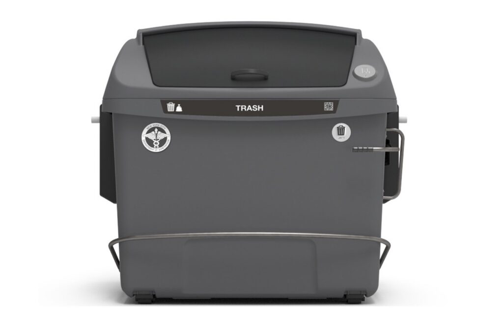 The city is planning to expand the use of Empire Bins to Brooklyn’s Community District 2. Photo: DSNY
