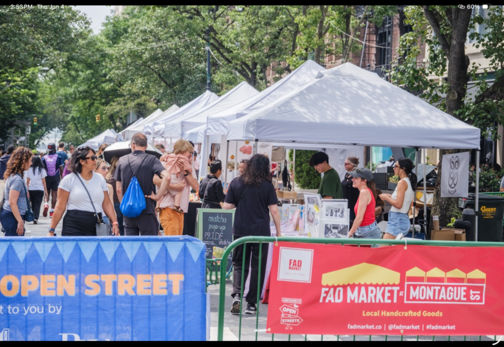 FAD Market pops up on Montague Street this Sunday. Photo: FAD Market