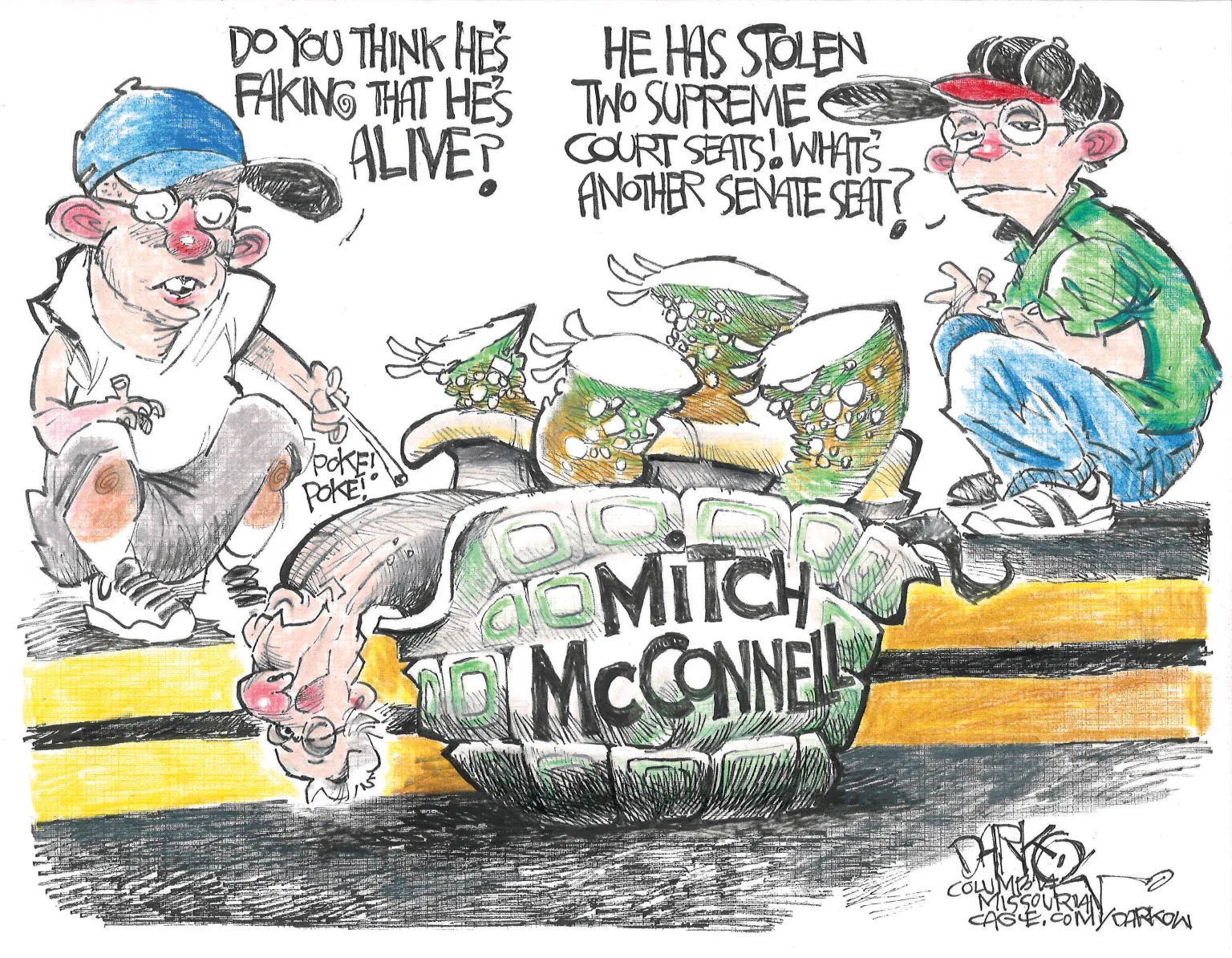 How Is Mitch Mcconnell Feeling by John Darkow