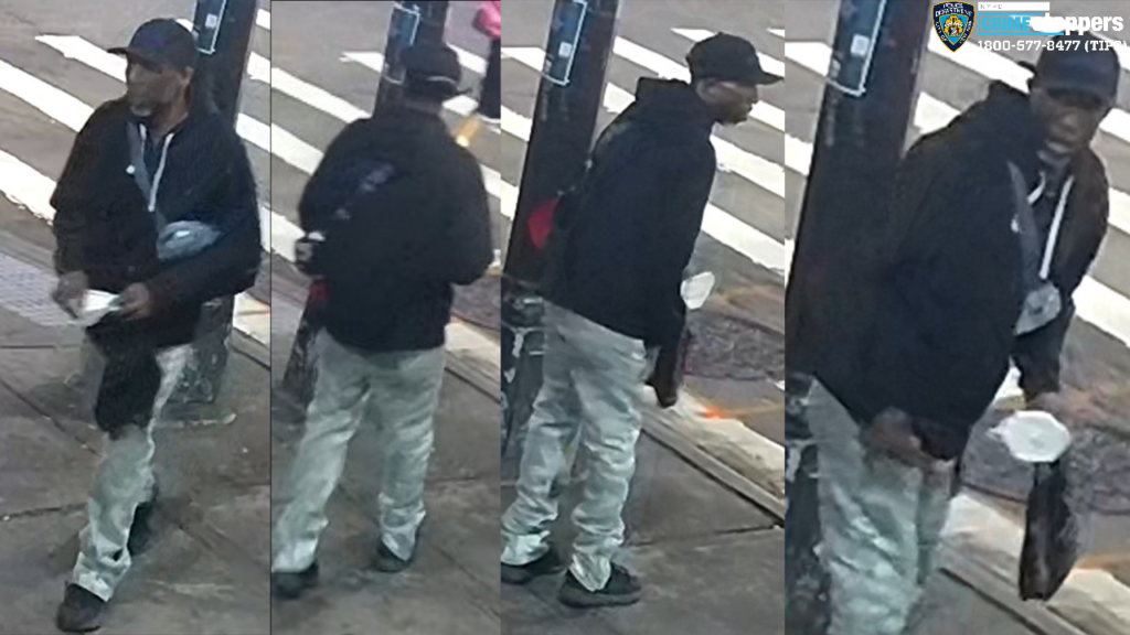 The suspect in a gunpoint robbery on Monday. Photo: NYPD