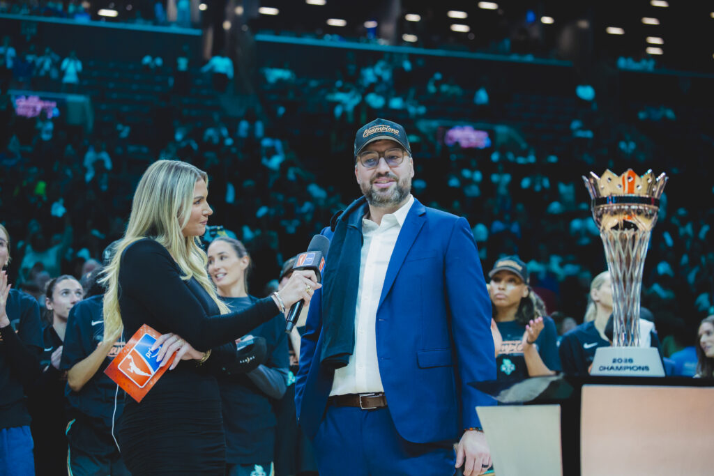 June 30th, 2026; New York Liberty defeat the Las Vegas Aces 93-85 to win the 2026 WNBA Commissioners Cup at Barclays Center in Brooklyn, NY (Photos by. Brandon Todd/New York Liberty)