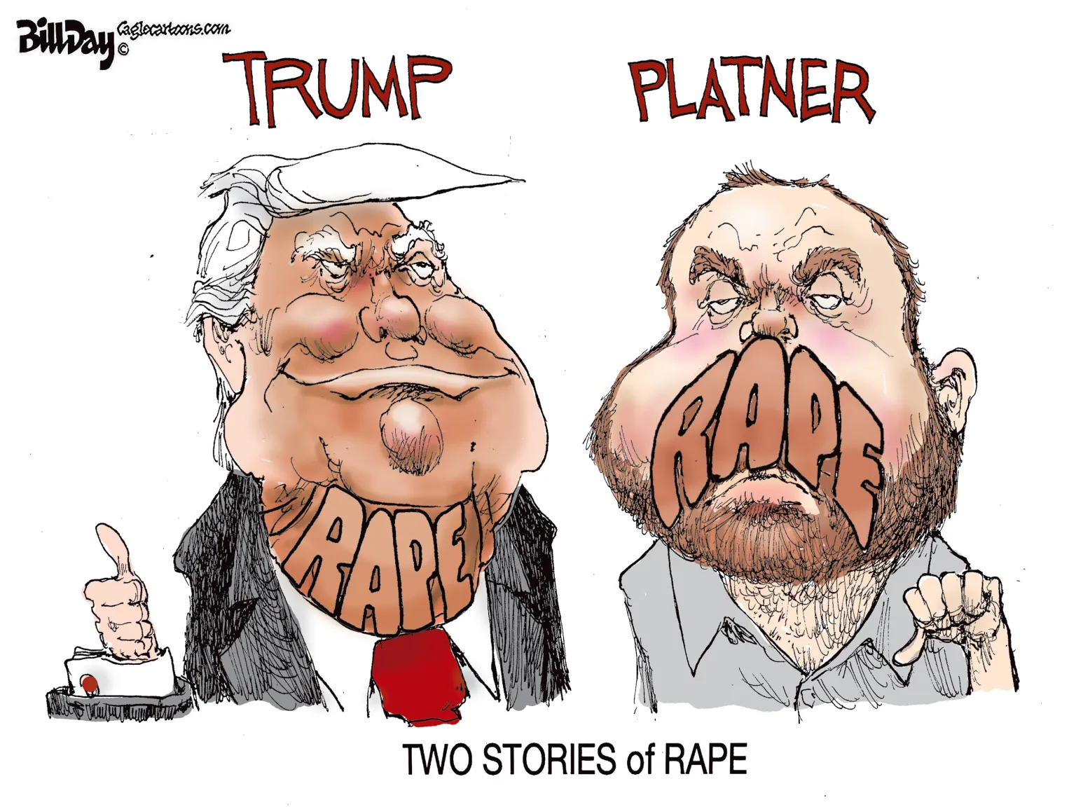 Trump and Platner Rape Stories by Bill Day