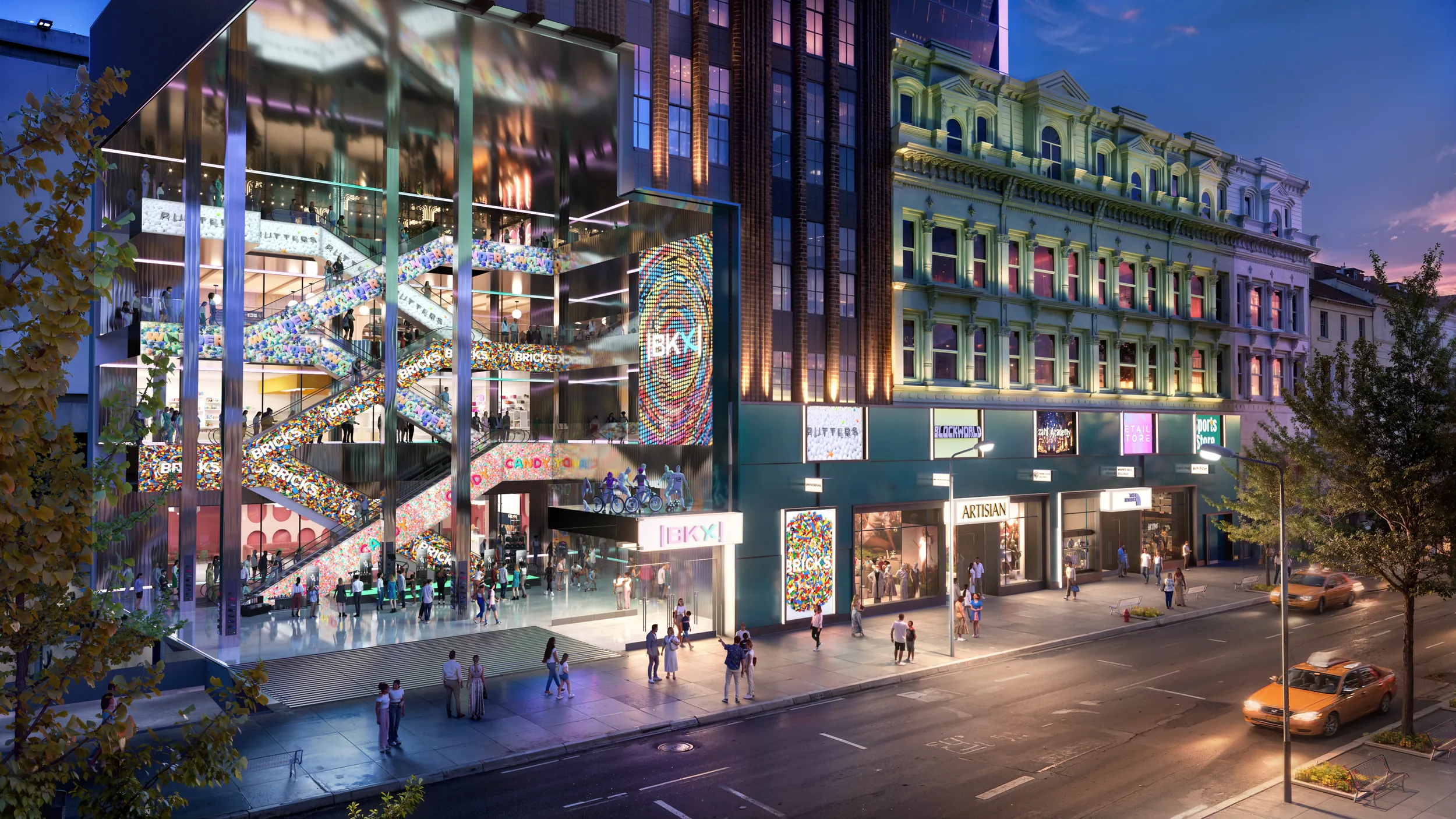 Redevelopment plans for former Macy’s building revealed
