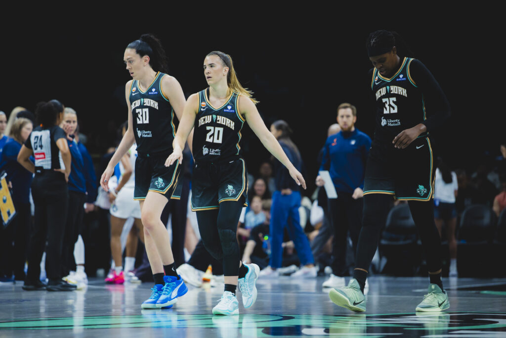 July 3rd, 2026; New York Liberty defeat the Minnesota Lynx 99-86 at Barclays Center in Brooklyn, NY (Photos by. Brandon Todd/New York Liberty)