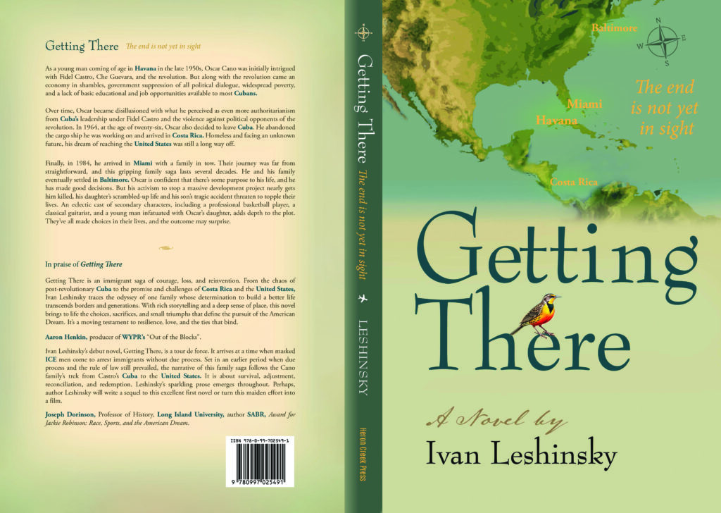 The front and back cover of "Getting There." Photo: Ivan Leshinsky
