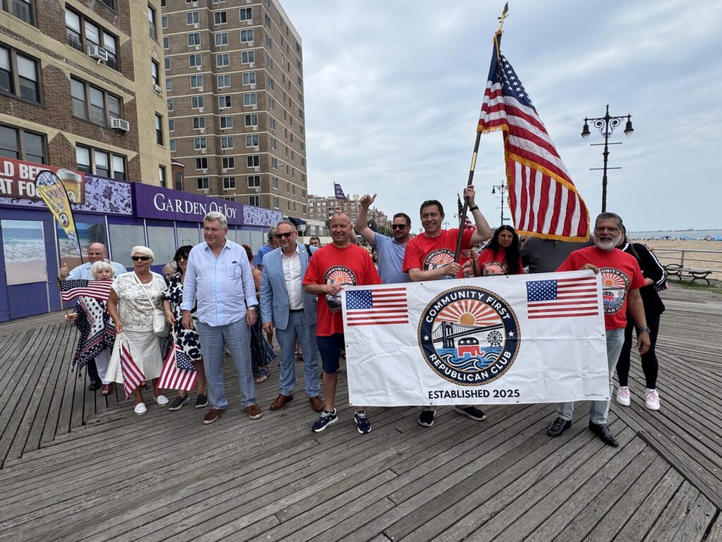 Community First Republican Club held its American Brunch 250 event. Photo: Arthur De Gaeta/Brooklyn Eagle